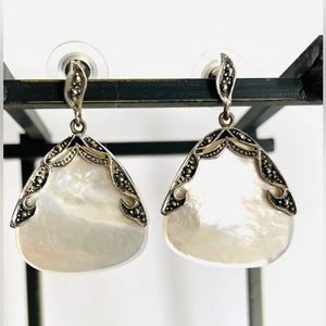 Genuine mother of pearl earrings!